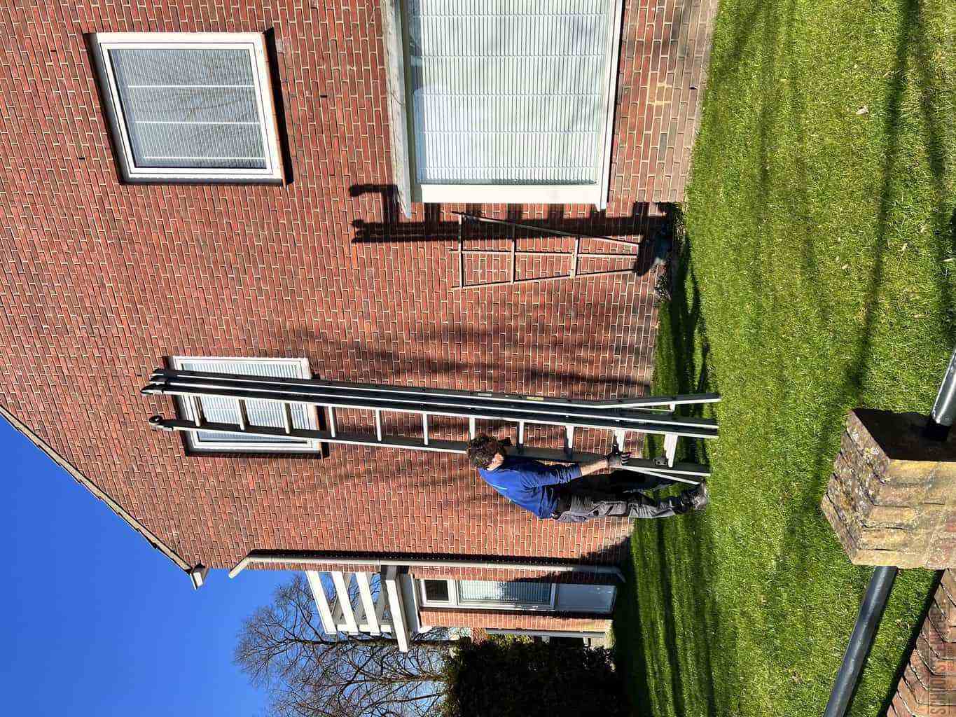 Geldrop schoorsteenveger huis ladder
